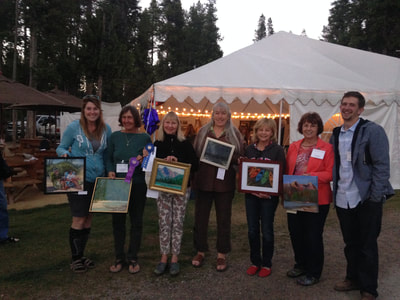 Plein Air Painters of Idaho awards 2016 Redfish Lake 